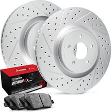 R1 Concept Peformance Brake Kit Carbon Slotted Rotors HD Pads for Solstice & SKY picture