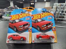 💎 PAIR OF 2 - Hot Wheels HW Turbo 2/5 '87 Audi Quattro 102/250 New For 2024 Red picture