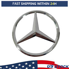 GLOSS Silver Star Emblem Rear Trunk Lid Logo Badge AMG E350 SEDAN Mercedes W212 picture