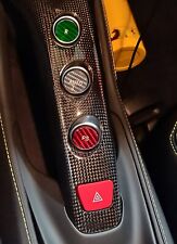 Fits Ferrari LaFerrari 14-17 F1 Gear Button in Tri Colors Carbon Fiber picture