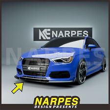Narpes Front Lip For Audi S3 (A3 Prestige) 2015 2016 Splitter Body kit-Painting picture
