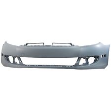 Front Bumper Cover For 2010-2014 Golf Jetta Wagon Primed With Fog Light Holes picture