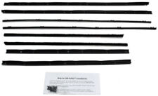 Window Sweeps Weatherstrip for 1965 Pontiac GTO Lemans Hardtop Black Front Rear picture