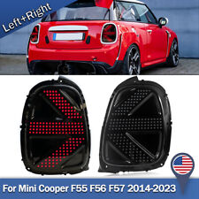 1Pair Assembly LED Rear Tail Light Lamp Brake For Mini Cooper F55 F56 F57 14-23 picture