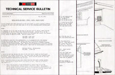 BRICKLIN GULLWING SPORTS CAR - BULLETIN #2 WATER LEAKS ( 4 Pages ) picture