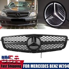 AMG Style Grille For Mercedes Benz C-Class W204 C180 C300 C250 Grill 2008-2014 picture