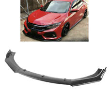 For Honda Civic Hatchback & Si Front Bumper Lip Splitter Spoiler Glossy Black picture