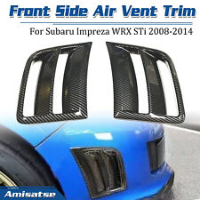 2x Front Bumper Side Air Vent Trim For Subaru Impreza WRX STi Wagon 2008-2014 picture