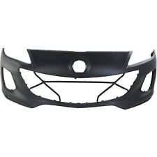 Front Bumper Cover For 2012-2013 Mazda 3 w/ fog lamp holes Primed picture