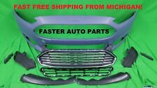 13 - 16 Ford Fusion Front Bumper cover COMPLETE WITH GRILLS AND COVERS S, SE SEL picture