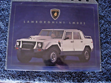Lamborghini LM002 LM Original Car 1-page Brochure Sheet picture