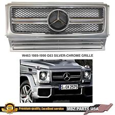 G63 Grille Silver W463 G-Wagon AMG Bars G55 G550 Star G500 Brabus Parts picture