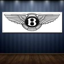 BENTLEY 1' X 3' Garage Banner, 13oz Vinyl -  Car Dealership  NEW  picture