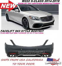 Mercedes Benz W222 S Class AMG Style  2018-2020 S63 S65 Rear Bumper Body Kit picture