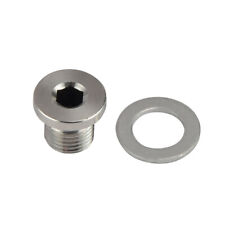 150x M12x1.25mm Sensor Plug Thread Cap Stainless Steel picture