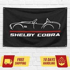 For Ford Shelby Cobra (2) Car Enthusiast 3x5 ft Flag Birthday Gift Banner picture