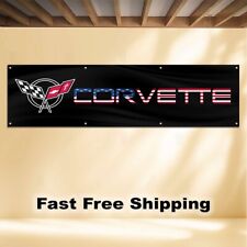 Corvette 2'X8' BANNER FLAG Chevrolet picture