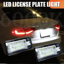 2X LED License Plate Light Tag Lamp 6000K White For Audi RS4 Cabriolet 2006-2008 picture