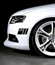 Audi A3 A4 A5 A6 A8 S4 S5 S6 RS4 Q3 Q5 Q7 TT S-Line Decal sticker emblem PAIR B picture