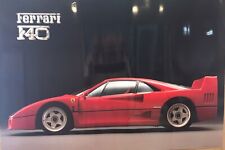 Ferrari F40Factory N.532/88-3m/12/88 Extremely Rare One Only Car Poster picture