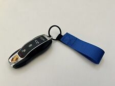 Porsche 911 GT3 RS Mini Door Pull Style BLUE Key Keychain 991 997 Macan Cayman picture