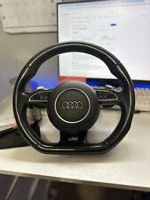 AUDI S3 2014 FLAT BOTTOM STEERING WHEEL WITH PADDLE SHIFTERS picture
