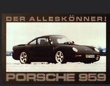 Porsche 959 Black,Photo: Zwart..Car Poster Rare/Out-Pnt picture