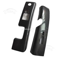 For Nissan 350Z 2003-2009 Carbon Fiber Interior Window Lift Switch Cover Trim picture