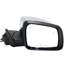 Mirror For 2014-2021 Jeep Grand Cherokee RH Power Heated Chrome w/ Signal Light picture