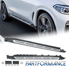 For 2019-2023 BMW X5 G05 Running Board Side Step Bars Aluminum 2PC Pair Black picture