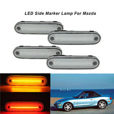 For 1990-1997 Mazda Miata 1999-2005 MX-5 Clear Front Rear Side Marker Light Lamp picture