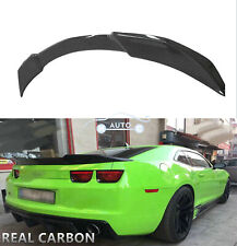 For 10-13 12 Chevrolet Camaro ZL1 Real Carbon Fiber Trunk Lid Rear Spoiler Wing picture