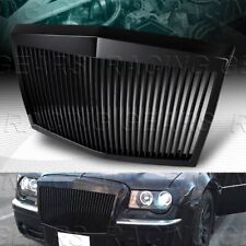 BLACK ROLLS ROYCE PHANTOM STYLE FRONT GRILLE GRILL FIT 05-10 CHRYSLER 300 300C picture