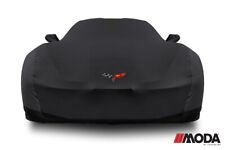Moda Stretch™ For 05-13 Corvette C6 Emblem Logo Black Car Cover & Storage Bag picture