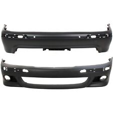 Bumper Cover Front and Rear Set For 2000-03 BMW M5 With Parking Aid Sensor Holes picture