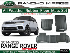 2014-2022 Range Rover Sport LHD All Weather Rubber Floor Mats Set VPLWS0190L picture