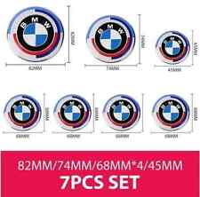 7PCS / 50th Anniversary for BMW Steering Wheel Hood Truck Emblem Centre Badges picture