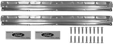 NEW 1965-1966 Ford Mustang COUPE Fastback SCUFF PLATES Pair W/ Screws, Plates picture