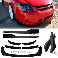 For Chevrolet Cobalt SS Black Front Bumper Spoiler Body Kit+Side Skirt+Rear Lip picture
