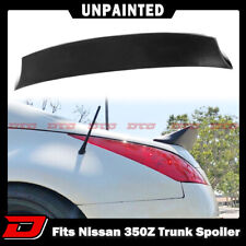 #LA 03-08 Fit For Nissan 350Z Coupe Convertible V Style Trunk Spoiler Unpainted picture