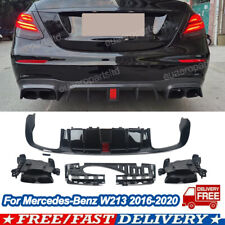F1 Type Rear Diffuser Exhaust Tips For Benz W213 E300 E63 AMG Sport 2016-20 picture