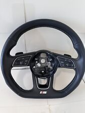 2018 AUDI S5 SPORT LEATHER STEERING WHEEL W SHIFT PADDLES OEM picture