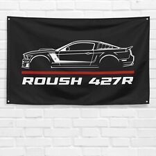 For Ford Mustang Roush 427R Car Enthusiast 3x5 ft Flag Birthday Gift Banner picture