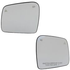Mirror Glass For 11-22 Jeep Grand Cherokee Durango LH RH Heated with Blind Spot picture