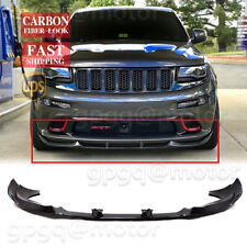 For Jeep Grand Cherokee SRT8 2012-16 Carbon Fiber Front Bumper Lip Splitter Kit picture