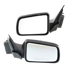 Set Of 2 Mirror Power For 2008-2011 Ford Focus Left And Right Textured Black picture