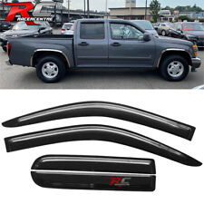 Fits 04-12 Chevy Colorado GMC Canyon Crew Cab Window Visors Acrylic 4Pieces picture