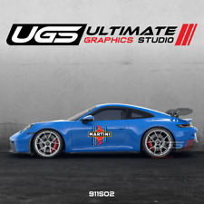 Porsche Martini Racing Door Scratched Graphics - Porsche Carrera picture