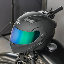 Color Lens Full Face Dual Visor Flip Up Moto Helmet Modular Motorcycle Helmet picture