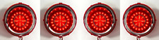 Set of 4 LED Brake Tail Lights w/ Trim For 1970-1973 Chevy Camaro picture